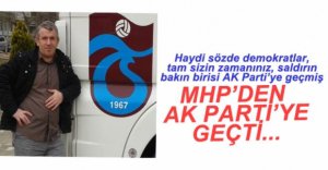 METİN KESİMAL AK PARTİ'YE GEÇTİ