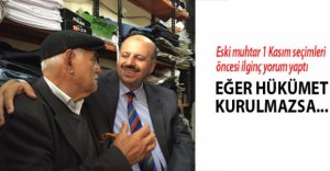 MUHTARDAN DÜŞÜNDÜREN YORUM!