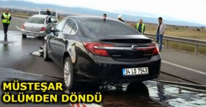 MÜSTEŞAR GEREDE'DE KAZA YAPTI!