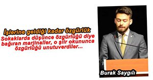 O ŞİİRİ OKUYUNCA MARJİNALLER AYAĞA KALKTI