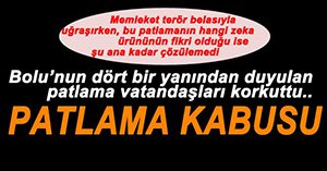 OCAKTAKİ PATLAMA KORKU YARATTI