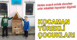 ÖĞRENCİLERDEN İNSANLIK DERSİ!