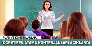 ÖĞRETMEN ATAMALARINDA KONTEJAN AÇIKLANDI!