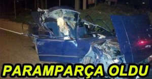 OTOMOBİL TIR'IN ALTINA GİRDİ