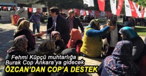 ÖZCAN FEHMİ KÜPÇÜ'YE YÜKLENDİ