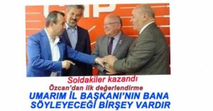 ÖZCAN'DAN İL BAŞKANI'NA GÖNDERME