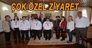 ÖZEL ÖĞRENCİLER VALİ'Yİ ZİYARET ETTİ...
