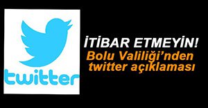 SAHTE VALİ PROFİLLERİNE DİKKAT!