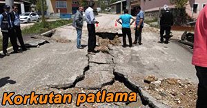 SALIBEYLER'DE SU HATTI PATLADI