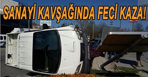 SANAYİ KAVAŞAĞINDA KAZA!