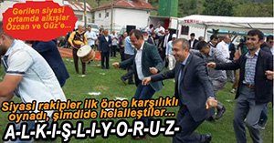 SEÇİM ÖNCESİNDE HELALLEŞTİLER