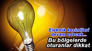 SEDAŞ'TAN KESİNTİ UYARISI