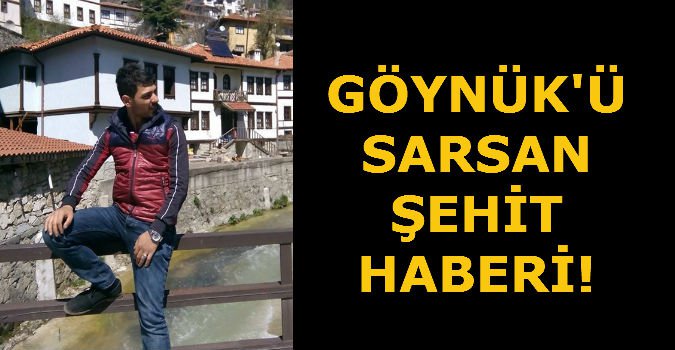 ŞEHİDİMİZ GÖYNÜK'Ü BİR KEZ DAHA ÜZDÜ!