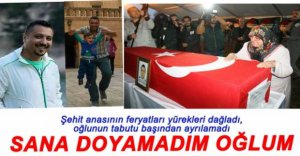 ŞEHİDİMİZ SON YOLCULUĞA UĞURLANDI