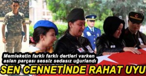 ŞEHİDİMİZ SON YOLCULUĞUNA UĞURLANDI