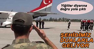ŞEHİT ASKERİMİZ DUALARLA UĞURLANDI