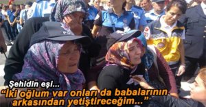 ŞEHİT EŞİNDEN HAİNLERE MESAJ