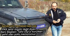 ŞEHİT POLİS MEMURUNUN MEMLEKETİ BELLİ OLDU