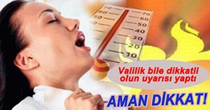 SICAK HAVA DALGA UYARISI