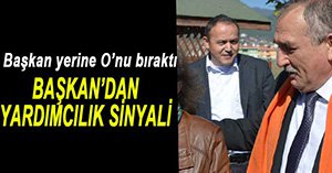 ŞİMDİLİK BAŞKAN KAZIM KONAK...