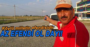 SÜRÜCÜLERE KIZAN ÇİFTÇİ YOLU  KAPATTI