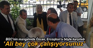 TANJU ÖZCAN, ERCOŞKUN'U BU SÖZLERLE KARŞILADI