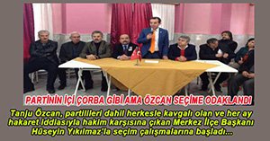 TANJU ÖZCAN İLÇE İLÇE GEZİYOR...