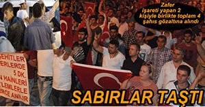 TERÖRE TEPKİ YÜRÜŞÜNDE 4 GÖZALTI