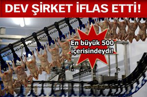 TÜRKİYE'NİN İLK BEYAZ ET FABRİKASI İFLAS ETTİ