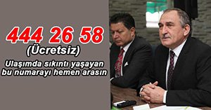"ULAŞIMDA YAŞANAN SIKINTILARI BİRLİKTE ÇÖZECEĞİZ"