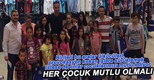 ÜLKÜ OCAKLARI ÇOCUKLARI MUTLU EDİYOR