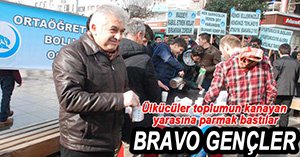 ÜLKÜCÜ GENÇLERDEN ÇAYLI BONZAİ TEPKİSİ