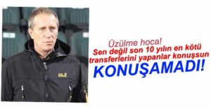 ÜZÜNTÜDEN KONUŞAMADI