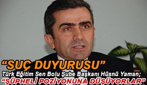 VALİ BARUŞ VE ÇAVUŞOĞLU HAKKINDA SUÇ DUYURUSU