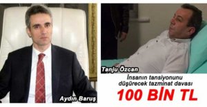 VALİ BARUŞ'TAN ÖZCAN'A TAZMİNAT DAVASI