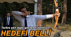 VALİ ÖĞRENCİLERLE BİRLİKTE OK ATTI