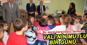 VALİ ÖĞRENCİLERLE KEYİFLİ DAKİKALAR GEÇİRDİ