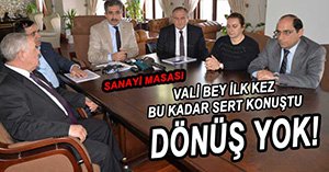 VALİ YENİ SANAYİ SİTESİ İÇİN NOKTAYI KOYDU