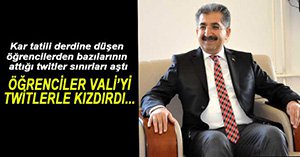 VALİ'DEN LİSELİ GENÇLERE UYARI!