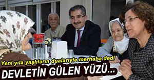 VALİ'DEN YAŞLILARA TELEVİZYON SÖZÜ....