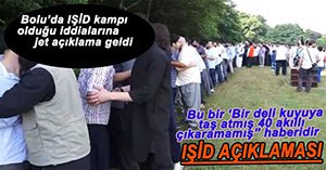 VALİLİKTEN 'IŞİD KAMPI' AÇIKLAMASI