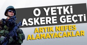 VUR EMRİ ASKERE VERİLDİ