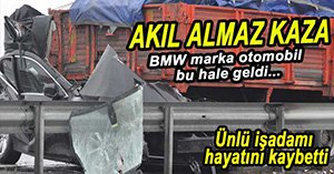 YARDIM ETMEK İÇİN DURAN KAMYONUN ALTINA GİRDİ