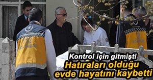 YAŞLI ADAM EVİNİN ÖNÜNDE ÖLDÜ