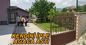 YAŞLI ADAM KENDİNİ AĞACA ASTI