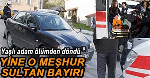YAŞLI ADAMA OTOMOBİL ÇARPTI