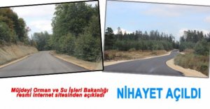 YEDİGÖLLER YOLU SONUNDA AÇILDI!