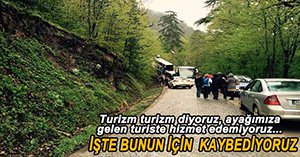 YEDİGÖLLER’E BU GÖRÜNTÜLER HİÇ YAKIŞMIYOR