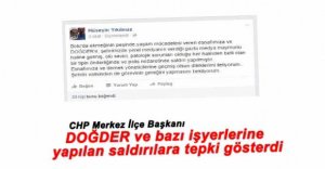 YIKILMAZ'DAN DOĞDER TEPKİSİ