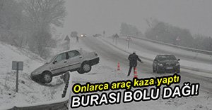 YOĞUN KAR YAĞIŞI BAŞLADI!